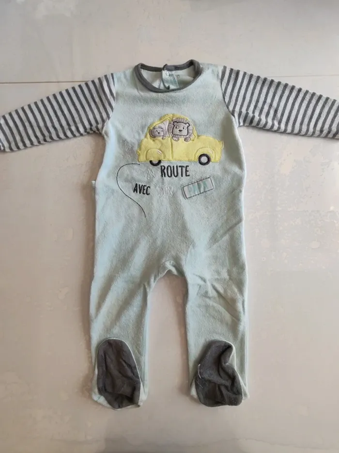 Gros lot pyjama velours hiver chaud 18 mois - photo numéro 11