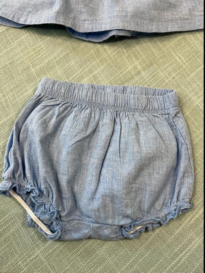 Robe et bloomer 1-2 mois 56 cm h&m - photo numéro 2