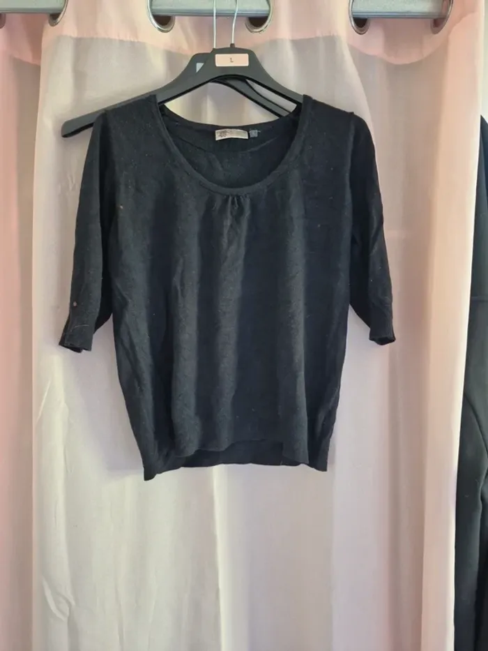 Pull léger manche 3/4