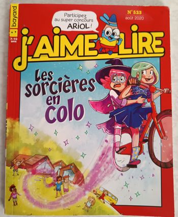 J’AIME LIRE N°523 -Août 2020 - Les Sorcières en Colo