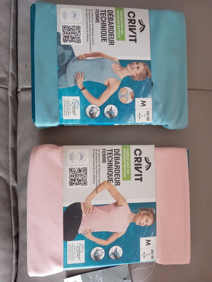 Lot de 2 t-shirts technique s