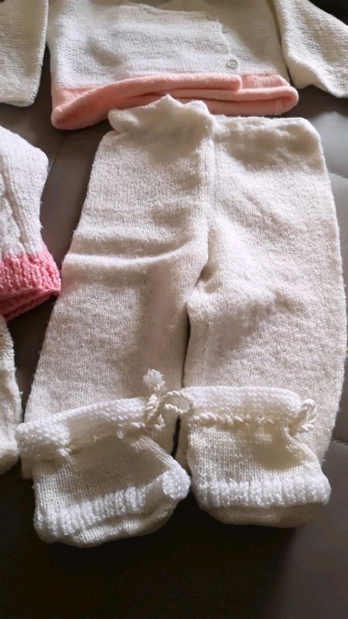 Ensemble 5 pièces laine acrylique - photo numéro 3