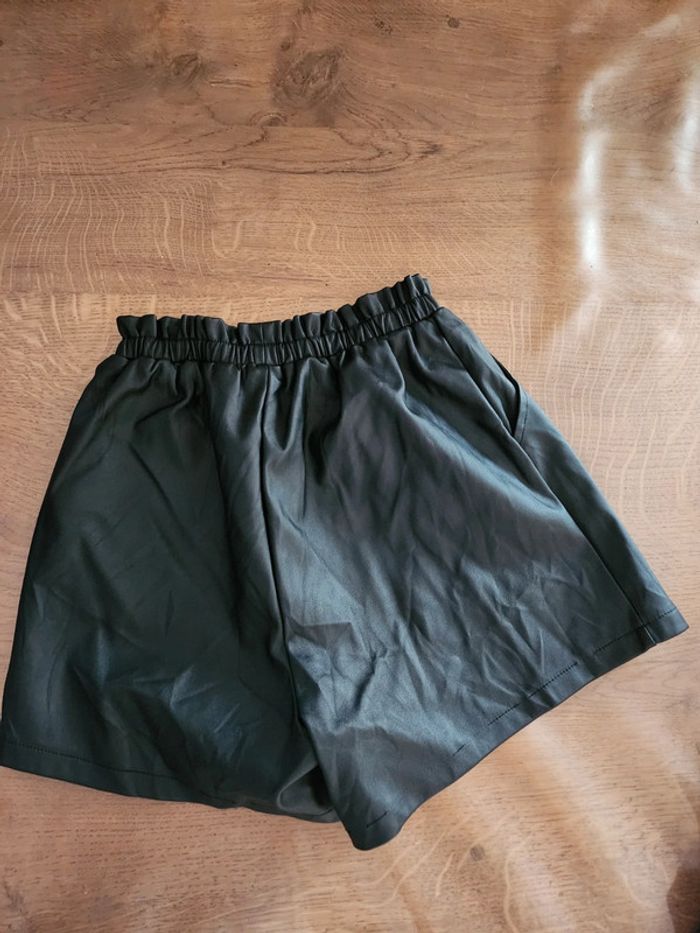 Short simili cuir fille - photo numéro 3