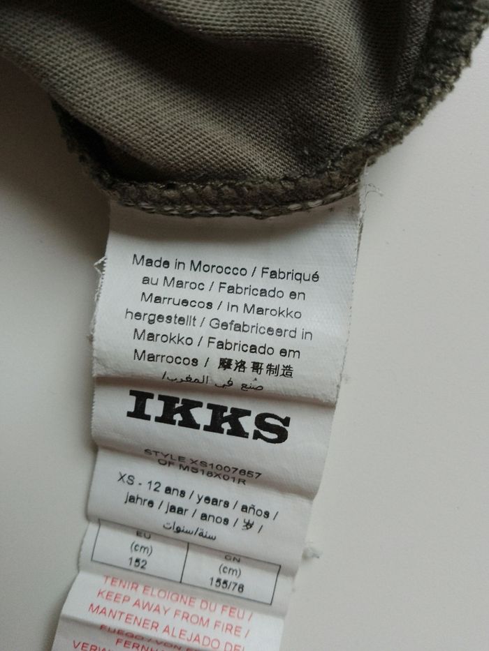 Tee-shirt manches courtes garçon 12 ans Way by IKKS - photo numéro 4