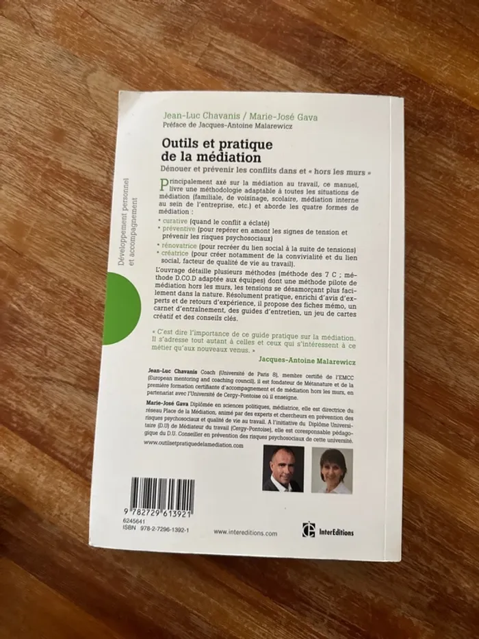 Livre outils et pratique de la médiation - photo numéro 3