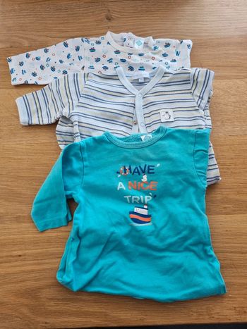 Lot de 3 pyjamas légères 3 mois