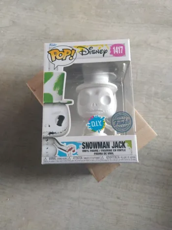 Pop 1417 snowman jack blanc