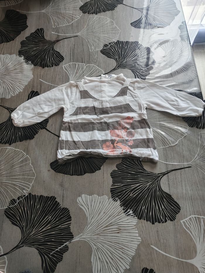 Lot de tee-shirts manches longues bébé fille - photo numéro 2