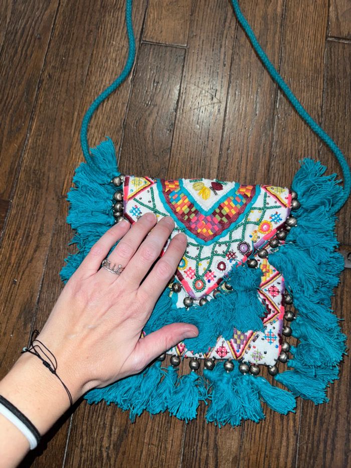 Petit sac en toile antik batik Valeur 190 euros - photo numéro 5