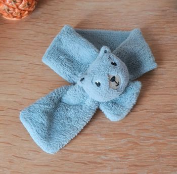 🌸 Écharpe peluche pour enfants 🌸
