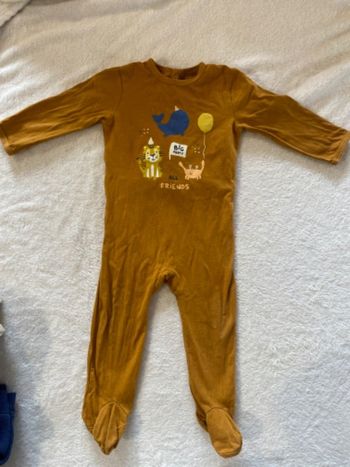 Pyjama moutarde