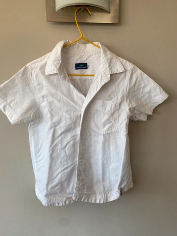 Chemisette blanche sergent major 4ans