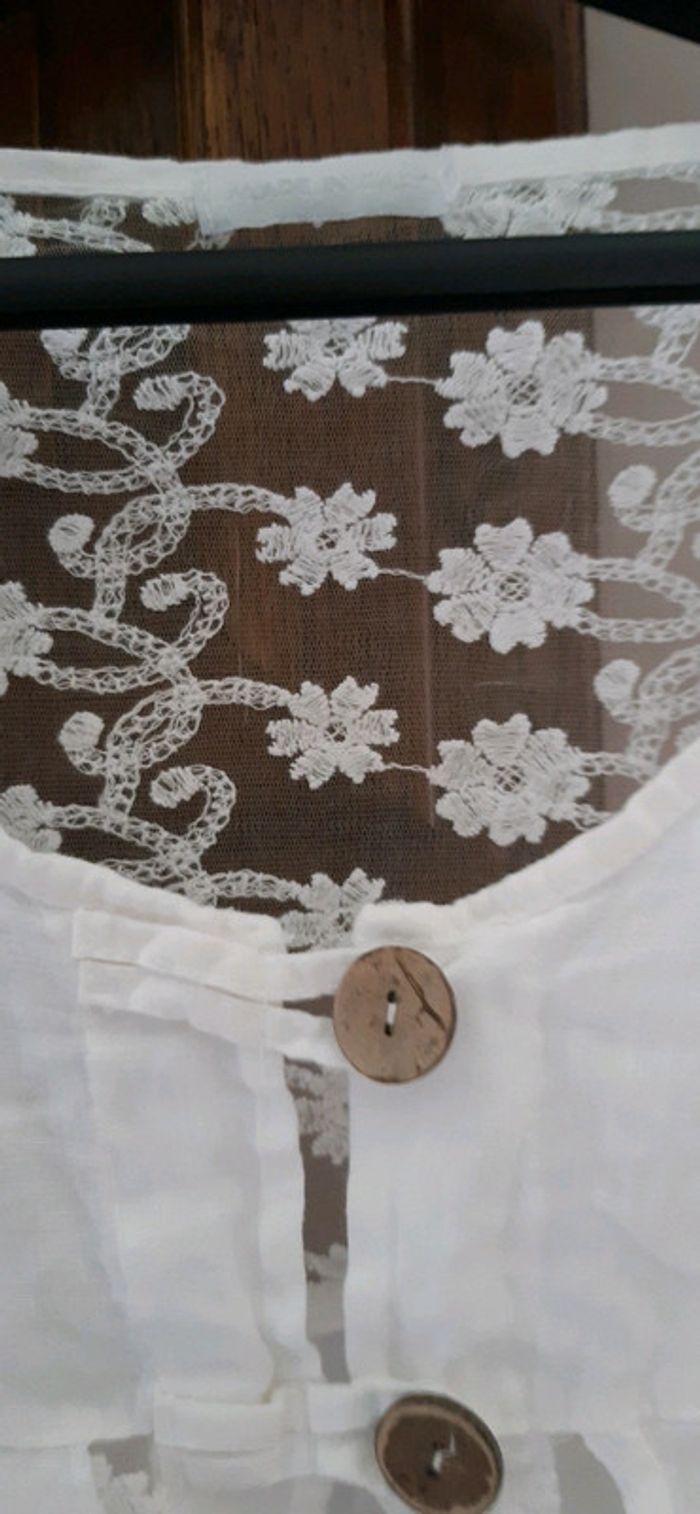 Très joli top neuf taille xl / veste fine ideale cérémonie - photo numéro 5