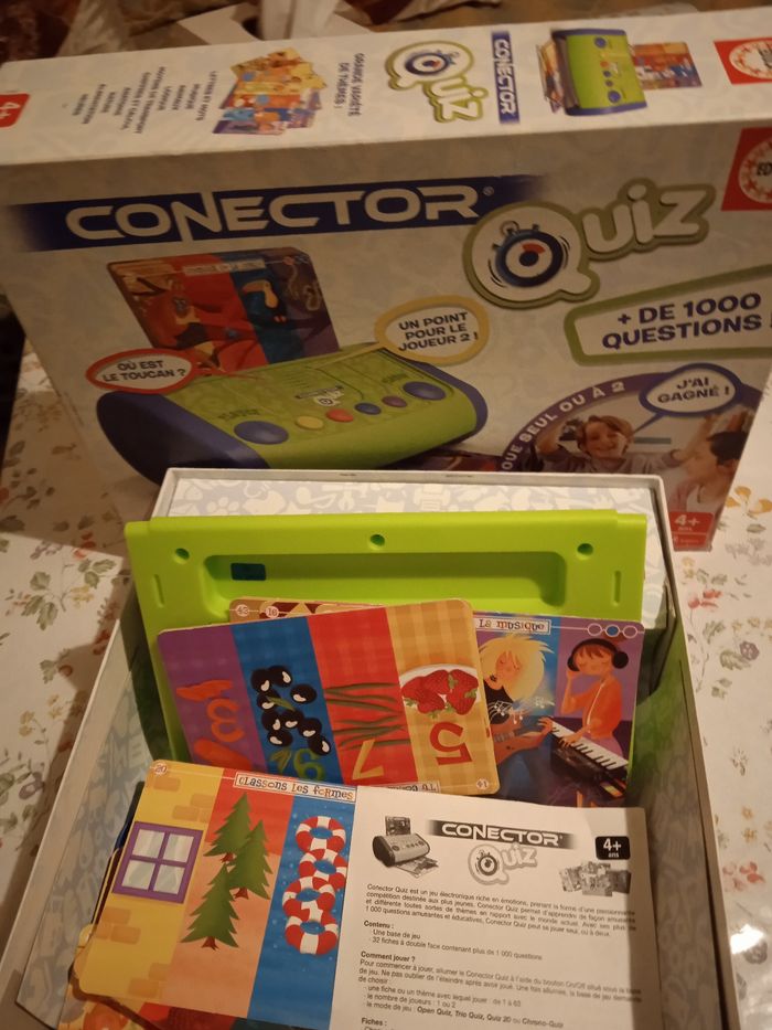 Vend jeux enfants marque conector Quiz âge 4 et plus - photo numéro 6