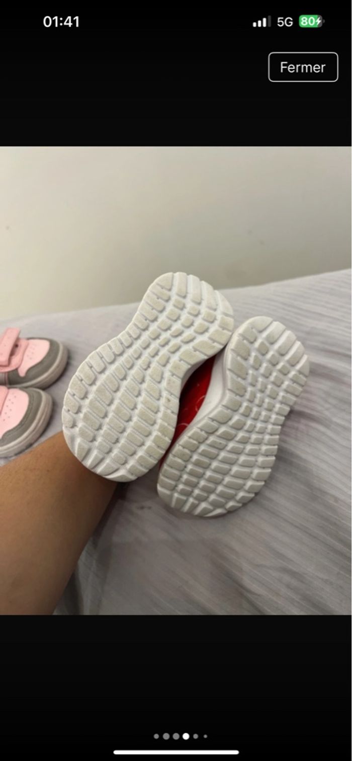 Basket bébé adidas fille taille 19 Disney - photo numéro 4