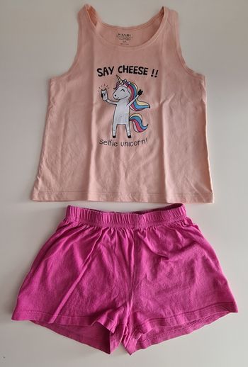 Pyjama short et débardeur kiabi 5 ans
