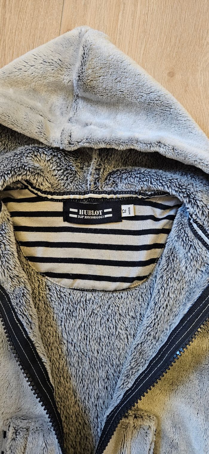 Gilet polaire gris Hublot - photo numéro 3
