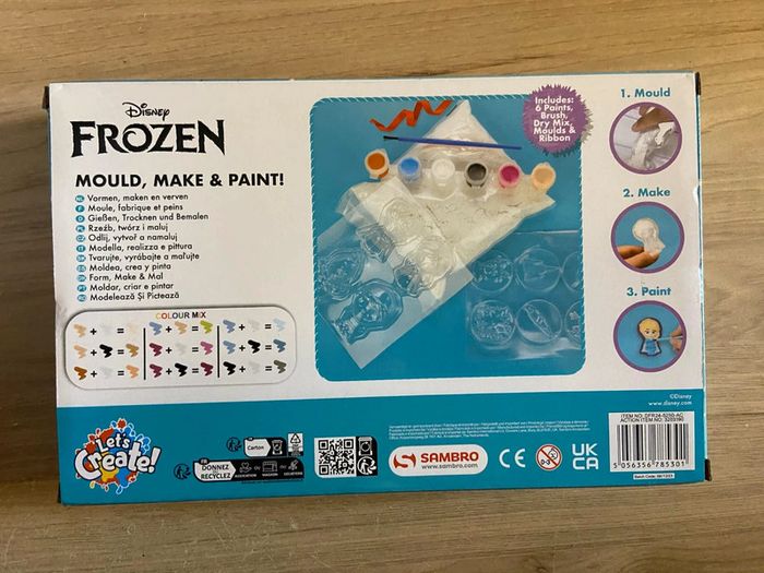 Kit créatif plâtre disney la reine des neiges - photo numéro 2
