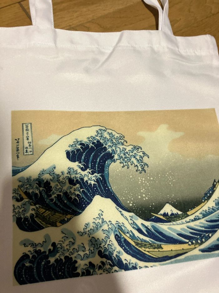 Tote Bag la grande vague de Kanagawa - photo numéro 2