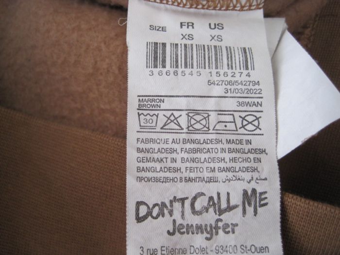 Sweat à capuche Jennyfer One Piece marron taille XS - photo numéro 4