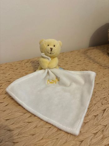 Doudou ours baby nat