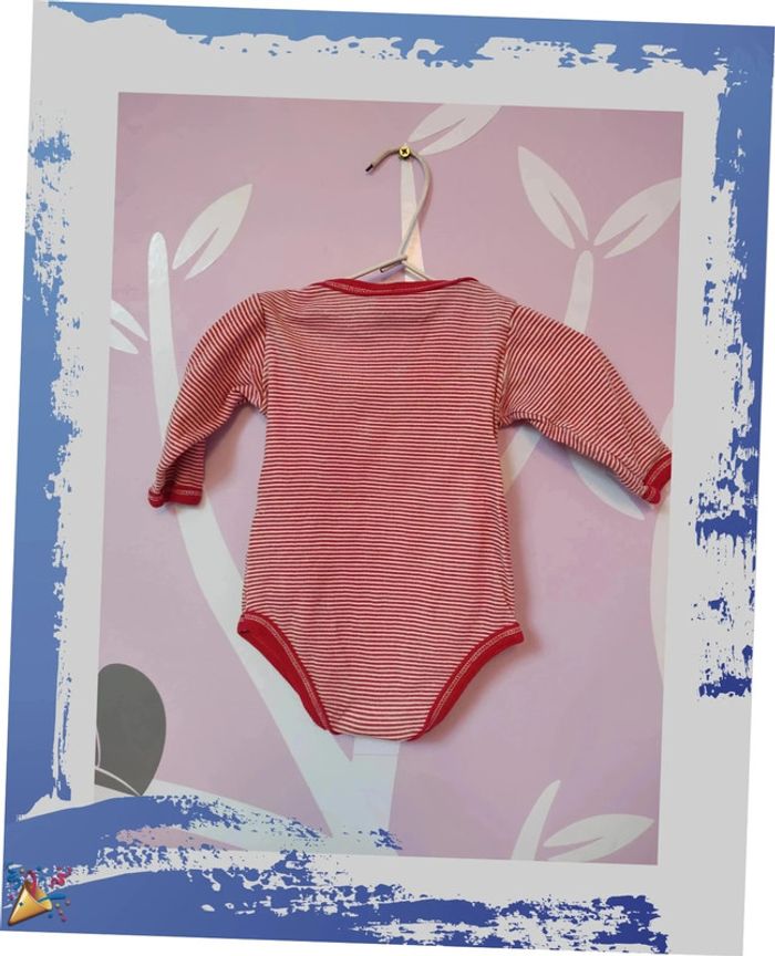 Lot 2 body manches longues 3 mois - photo numéro 6