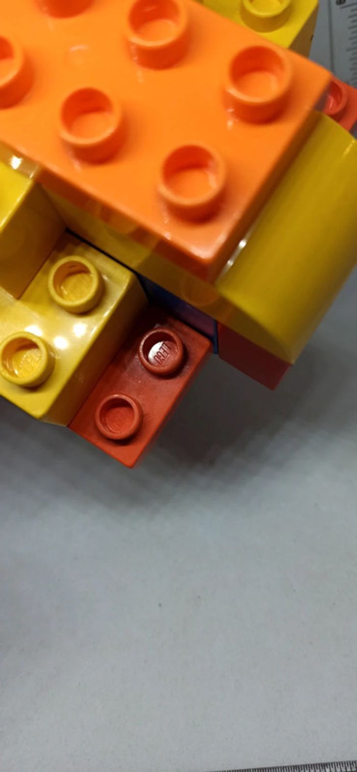 Oiseau flamant rose en briques lego duplo - photo numéro 14