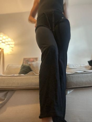 Pantalon sport proche du corps décathlon noir