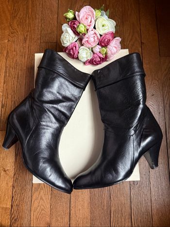 Bottes vintage en cuir avec ou sans revers