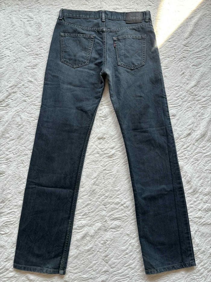 Jean homme levi’s 514 straight - droit bleu marine gris style délavé taille W30 M/40 L30 Y2K 2000s - photo numéro 11