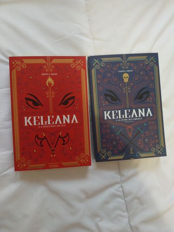 Romans Keleana tomes 3 L'Héritière du feu et 4 Sarah J. Maas La Martinière 2 tomes