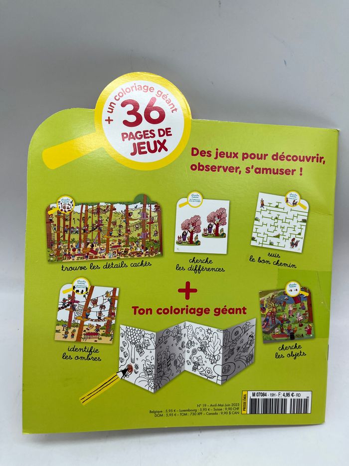 Livre d’activité Magazine Cherche et trouve Famille Les toutoumiaou Pomme d’api avec son crayon Neuf - photo numéro 6