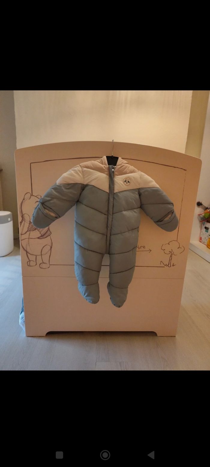 Combinaison pilote à capuche doublure fourrure