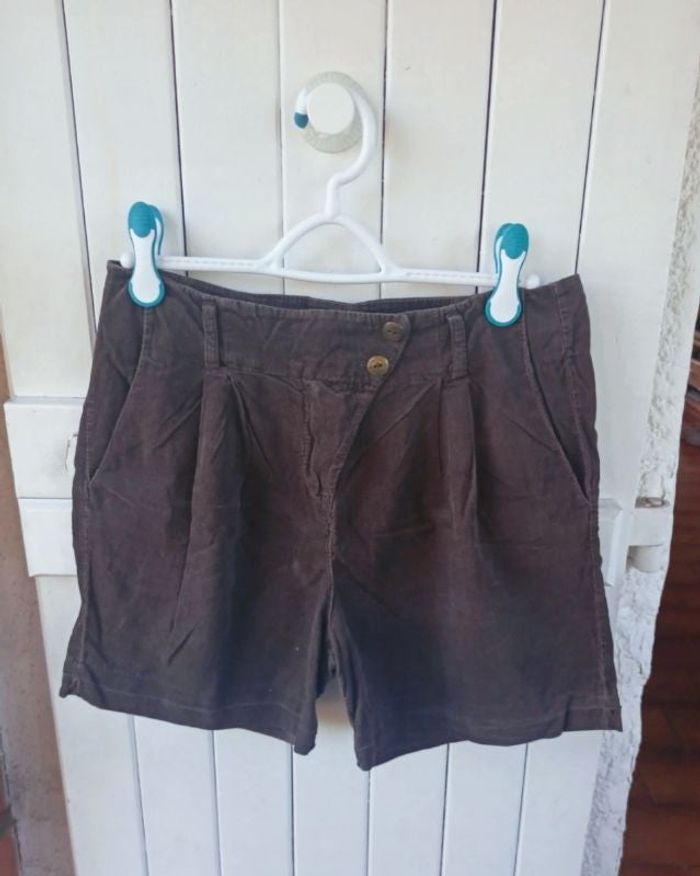 Short en velours vintage M