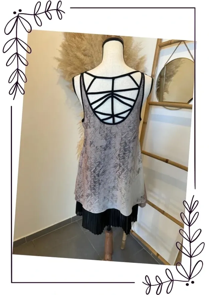 Tunique robe courte d’été originale - photo numéro 5