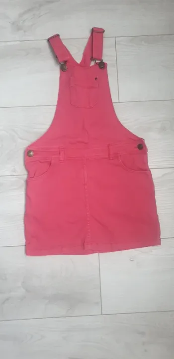 Salopette robe jean rose 8 ans DPAM