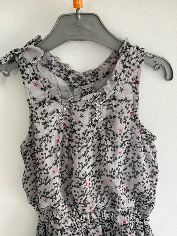 Robe tunique tape à l’œil grise - photo numéro 3