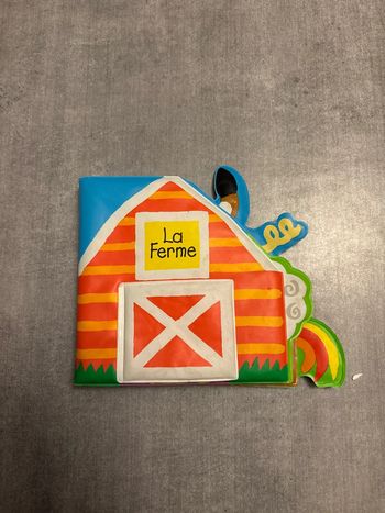 Livre bébé en plastique la ferme