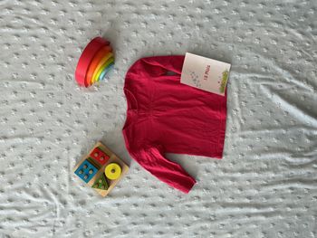 teeshirt manches longues fuchsia 18 mois vertbaudet