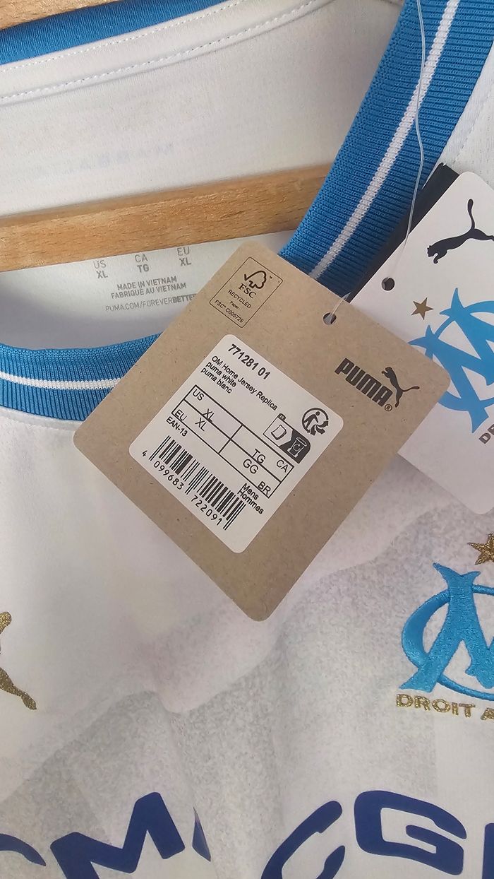 Maillot Olympique de Marseille OM - NEUF - 2023 2024 - photo numéro 2