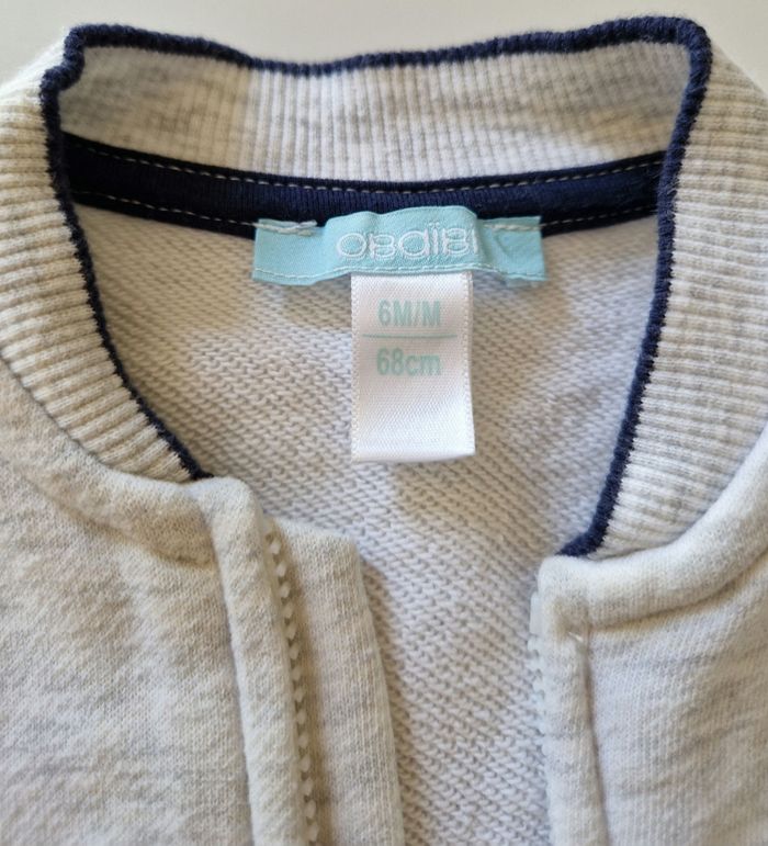 Pull beige Obaïbi 6 mois - photo numéro 2