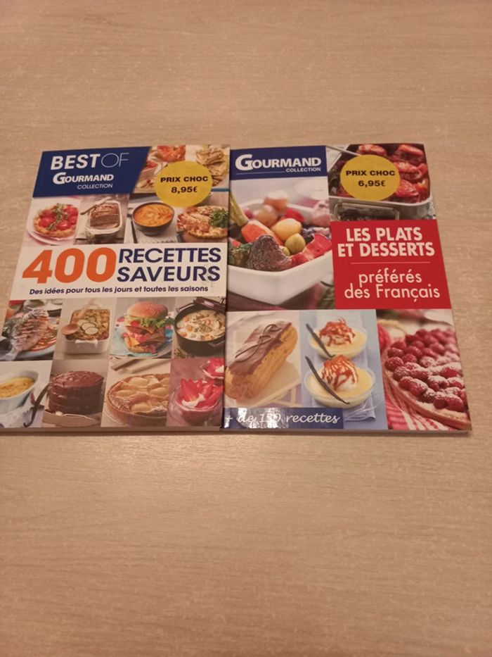 Lot 2 livres de cuisine