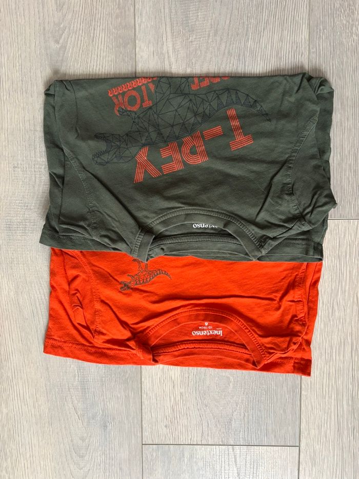 Lot 2 tee-shirts manches longues garçon 6 ans