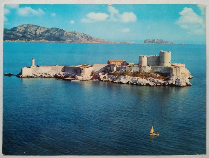 Grande carte postale  Marseille le château d'If