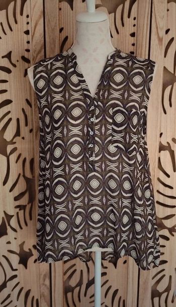 Blouse fluide et légère imprimée T 40 H&M