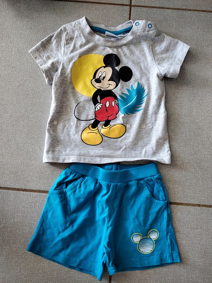 Ensemble t-shirt short Mickey T.12 M
