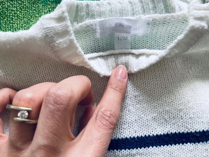 Pull chaud marinière kimadi 12 mois - photo numéro 3