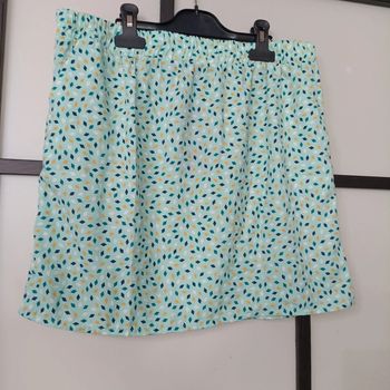 Jupe turquoise taille l