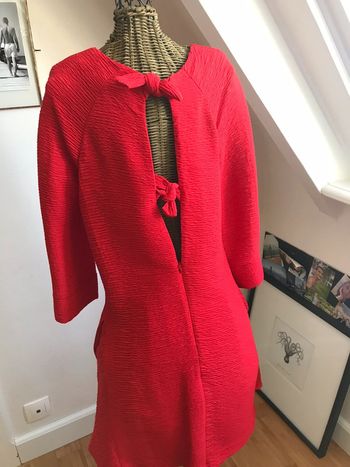 Robe rouge maje taille 1