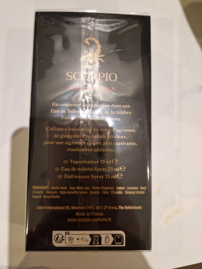 Parfum neuf scorpio noir absolu - photo numéro 2